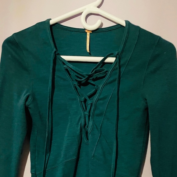 Free people Lace-Up Layering Top - Picture 3 of 5